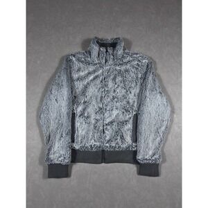 Patagonia Women's Conejo Jacket Size Small High Pile Fleece Gray Bomber